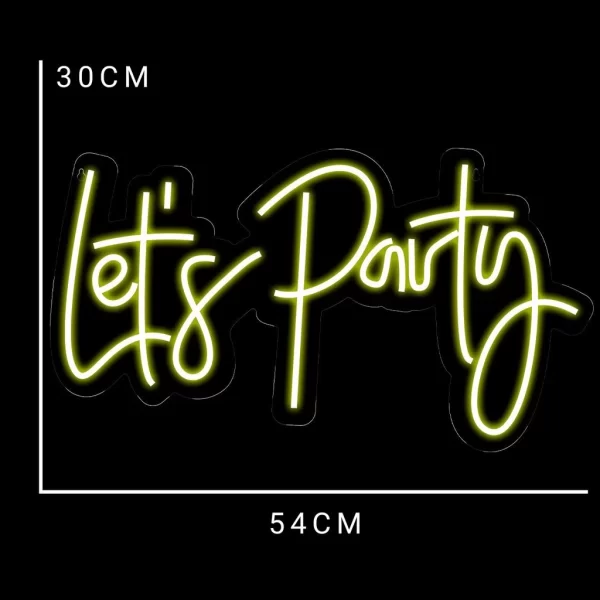 Luminária NeonLed - LET'S PARTY - 70x150cm - Image 4
